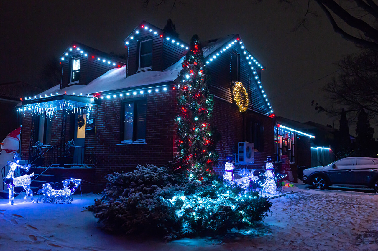 residential christmas lights installation